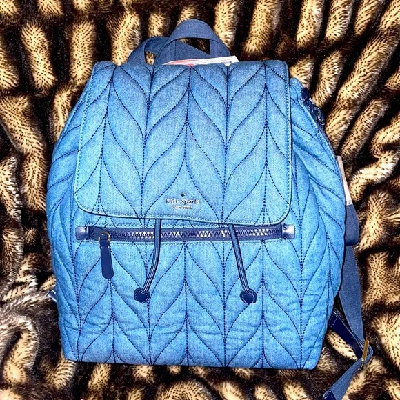 Kate Spade Denim Backpack Sinch Denim Medium Backpack | Kate Spade New York | Kate  main image 4